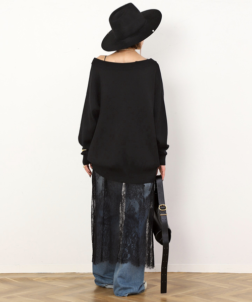 EVERYDAY I LIKE.（エヴリディアイライク）の「*レースキャミソールドレス（ワンピース・レディース・ブラック・FREE）」の6枚目の写真