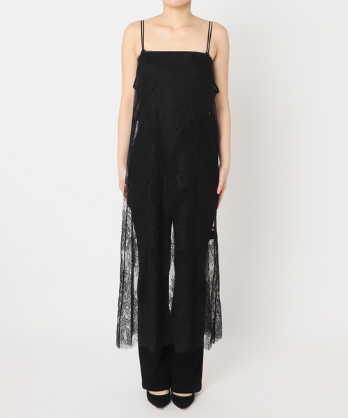 EVERYDAY I LIKE.（エヴリディアイライク）の「*レースキャミソールドレス（ワンピース・レディース・ブラック・FREE）」の10枚目の写真