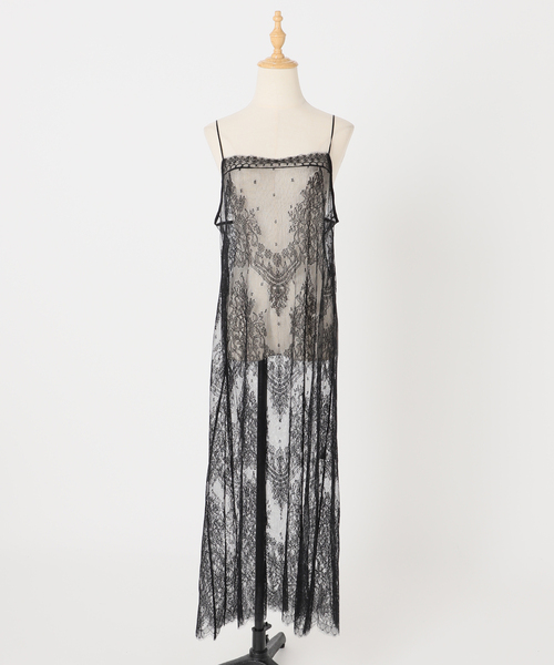 EVERYDAY I LIKE.（エヴリディアイライク）の「*レースキャミソールドレス（ワンピース・レディース・ブラック・FREE）」の16枚目の写真