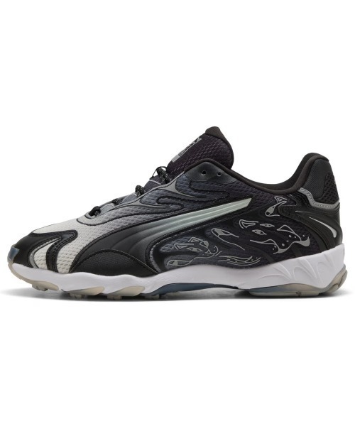 PUMA（プーマ）の「PUMA PUMA x RIPNDIP INHALE（プーマ プーマ x RIPNDIP インへイル）（スニーカー・メンズ・ブラック系・23cm/23.5cm/24cm/24.5cm/25cm/25.5cm/26cm/26.5cm/27cm/27.5cm/28cm/28.5cm/29cm）」の2枚目の写真