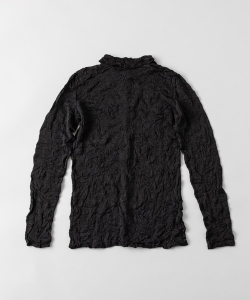 kuros'(クロス)の「【kuros’オリジナル】ワッシャーシャツ衿和紙カーディガン(Tシャツ/カットソー・レディース・ホワイト/ブラック・MEDIUM/SMALL)」の15枚目の写真