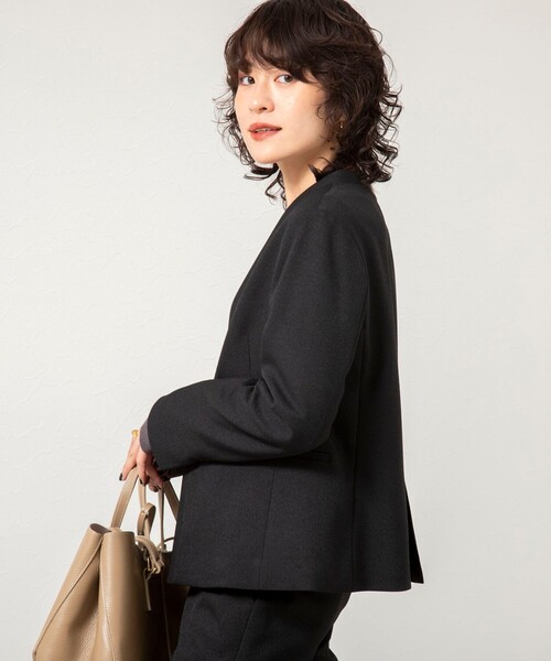 NOLLEY'S Sophi ノーリーズソフィ ノーカラージャケット