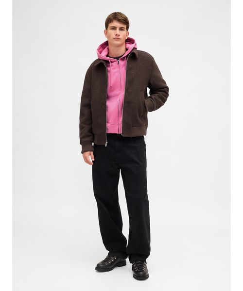 GAP（ギャップ）の「ヘビーウェイト オーバーサイズ クロップド ジップ 