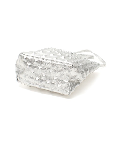 ROSE BUD(ローズバッド)の「(MILLELA FIRENZE)EMBOSSED MINI TOTE(トートバッグ・レディース・ブラック/シルバー・ONE SIZE)」の20枚目の写真