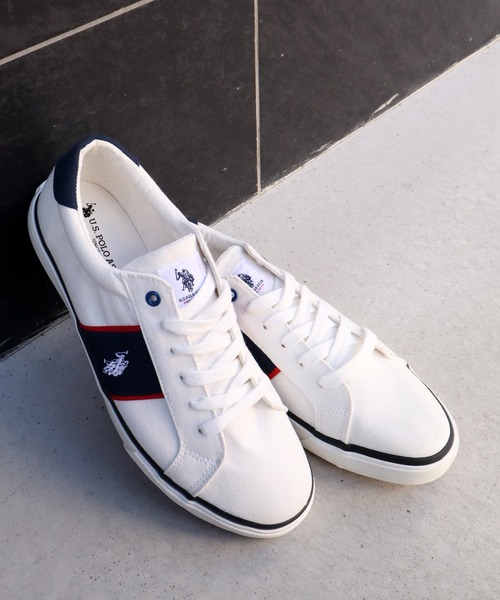 U.S. POLO ASSN.(ユーエスポロアッスン)の「【U.S. POLO ASSN./ユーエスポロアッスン】ワンポイント コートソールスニーカー(スニーカー・メンズ・ホワイト/ブラック・25.5cm/26.5cm/27.5cm/25.0cm/26.0cm/27.0cm/28.0cm)」の16枚目の写真