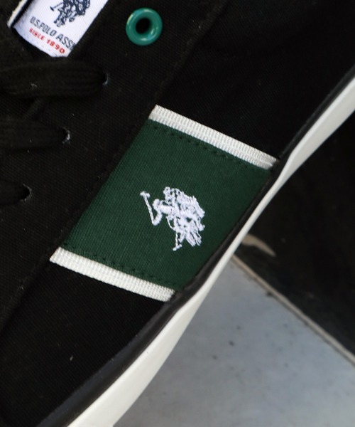 U.S. POLO ASSN.(ユーエスポロアッスン)の「【U.S. POLO ASSN./ユーエスポロアッスン】ワンポイント コートソールスニーカー(スニーカー・メンズ・ホワイト/ブラック・25.5cm/26.5cm/27.5cm/25.0cm/26.0cm/27.0cm/28.0cm)」の13枚目の写真