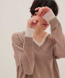 dresslave ドレスレイブ ニット オーバーニット ベージュニット DRESSLAVE｜ドレスレイブのニット/セーター（ベージュ系）通販 - ZOZOTOWN