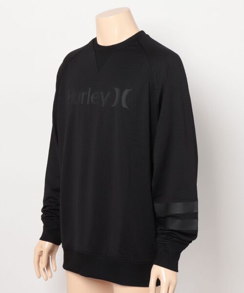 Hurley （ハーレー）の「【Hurley:ハーレー】ワッフルインナー　ゴルフ　スノボー　スキー　吸水速乾　WAFFLE INNER OVRSZD OAO CREW（Tシャツ/カットソー・メンズ・ブラック/ネイビー/オフホワイト/カーキブラウン・SMALL/MEDIUM/LARGE/X-LARGE）」の8枚目の写真
