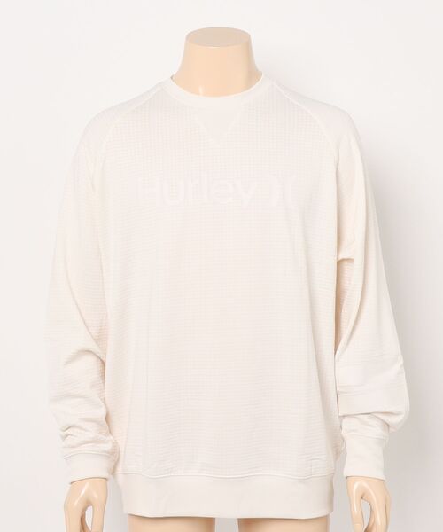 Hurley （ハーレー）の「【Hurley:ハーレー】ワッフルインナー　ゴルフ　スノボー　スキー　吸水速乾　WAFFLE INNER OVRSZD OAO CREW（Tシャツ/カットソー・メンズ・ブラック/ネイビー/オフホワイト/カーキブラウン・SMALL/MEDIUM/LARGE/X-LARGE）」の10枚目の写真