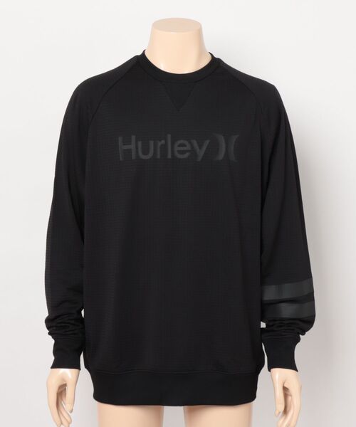 Hurley （ハーレー）の「【Hurley:ハーレー】ワッフルインナー　ゴルフ　スノボー　スキー　吸水速乾　WAFFLE INNER OVRSZD OAO CREW（Tシャツ/カットソー・メンズ・ブラック/ネイビー/オフホワイト/カーキブラウン・SMALL/MEDIUM/LARGE/X-LARGE）」の9枚目の写真