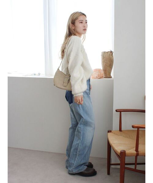 Ungrid（アングリッド）の「フェイクスウェードハンドバッグ（ハンドバッグ・レディース・ベージュ/カーキ・FREE）」の5枚目の写真