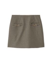 LILY BROWN | フロントビットデザインミニスカート(スカート)