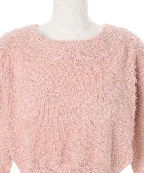 F i.n.t（フィント）の「エンブレム釦シャギーニットプルオーバー/fint フィント（ニット/セーター・レディース・ピンク/グレー/アイボリー・FREE）」の20枚目の写真