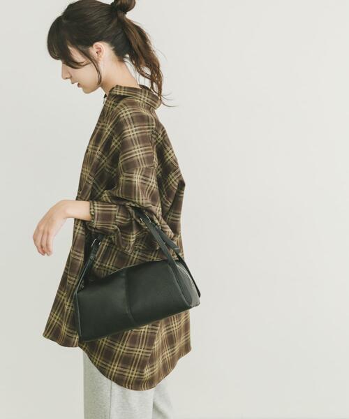 ITEMS URBANRESEARCH（アイテムズ アーバンリサーチ）の「起毛チェックルーズシャツ（シャツ/ブラウス・レディース・レッド/ブラウン/ネイビー・FREE）」の15枚目の写真