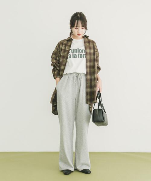 ITEMS URBANRESEARCH（アイテムズ アーバンリサーチ）の「起毛チェックルーズシャツ（シャツ/ブラウス・レディース・レッド/ブラウン/ネイビー・FREE）」の11枚目の写真