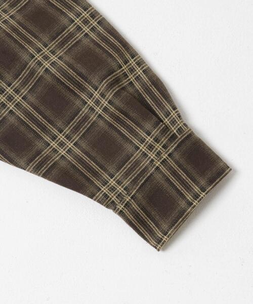 ITEMS URBANRESEARCH（アイテムズ アーバンリサーチ）の「起毛チェックルーズシャツ（シャツ/ブラウス・レディース・レッド/ブラウン/ネイビー・FREE）」の9枚目の写真
