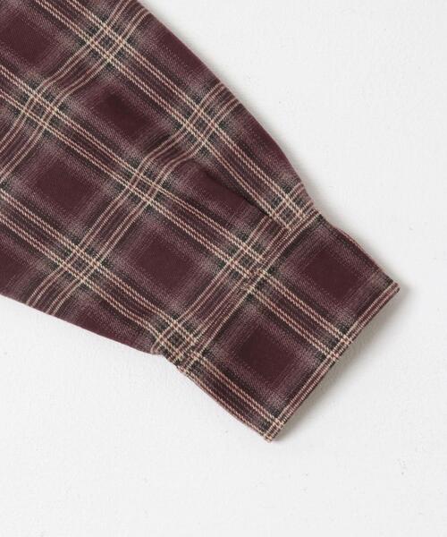 ITEMS URBANRESEARCH（アイテムズ アーバンリサーチ）の「起毛チェックルーズシャツ（シャツ/ブラウス・レディース・レッド/ブラウン/ネイビー・FREE）」の21枚目の写真