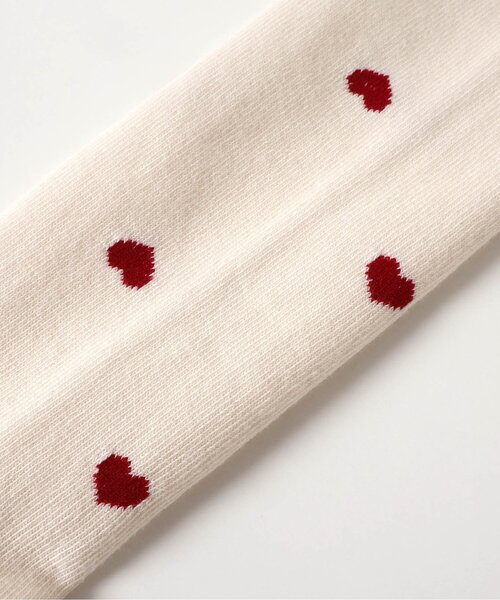 apres les cours（アプレレクール）の「【ジュニア対応】ハート・雪柄タイツ（タイツ/ストッキング・キッズ・アイボリー/サックスブルー・90/100/110/140/120）」の10枚目の写真