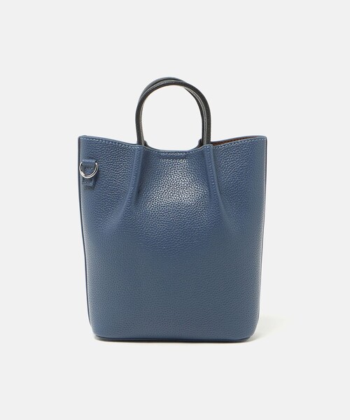 シボ レザーライク ミニ ショルダーバッグ トートバッグ（ショルダー