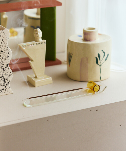 amabro（アマブロ）の「amabro/アマブロ INCENSE HOLDER PLATE インセンスホルダープレート（ルームフレグランス/お香・メンズ・ピンク/ブルー/イエロー・ONE SIZE）」の2枚目の写真