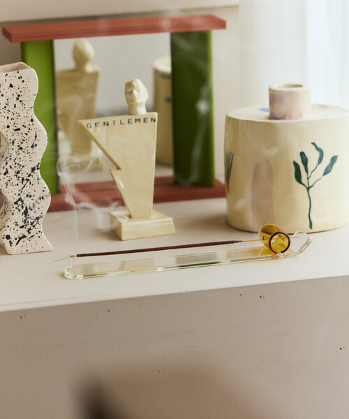 amabro（アマブロ）の「amabro/アマブロ INCENSE HOLDER PLATE インセンスホルダープレート（ルームフレグランス/お香・メンズ・ピンク/ブルー/イエロー・ONE SIZE）」の5枚目の写真