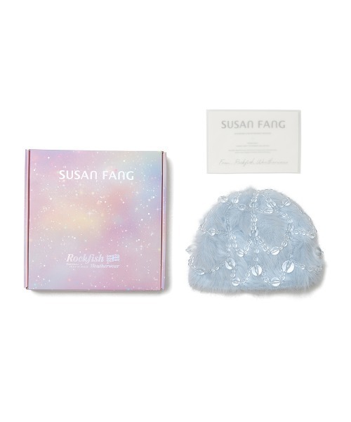 X SUSAN FANG] FURRY BUBBLE HAT（ニットキャップ/ビーニー 