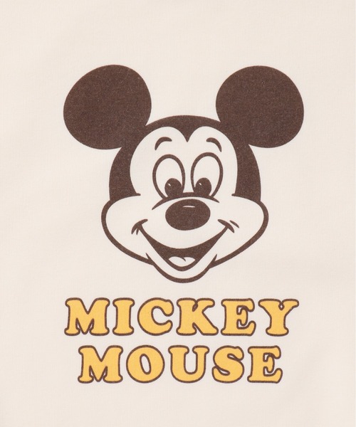 Disney(ディズニー)の「【DISNEY/ディズニー】ミッキーマウス裏起毛プリントクルーネックトレーナー(スウェット・レディース・クリーム/ダークグレー/ミント/マスタード・MEDIUM/LARGE)」の18枚目の写真