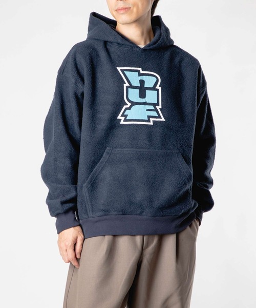 HUF MEGABLAST REVERSE HOODIE — толстовка HUF с меховой отделкой капюшона