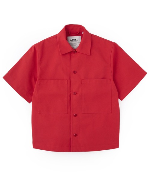 styles(スタイルス)の「LATER SHORT SLEEVE LM2500_SMC1(シャツ/ブラウス・メンズ・レッド・M)」の1枚目の写真