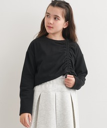 coca（coca）（コカ）の「キッズ シャーリングスウェットトップス＆タンクトップ 2点セット（スウェット・キッズ）」