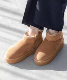 Elura | ムートンライク厚底ブーツ/588001(ブーツ)