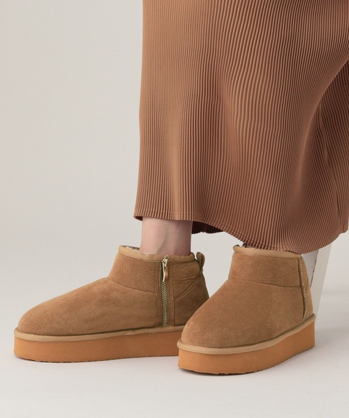 Elura（エルーラ）の「ムートンライク厚底ブーツ/588001（ブーツ・レディース・ブラック/ブラウン系その他2・MEDIUM/LARGE）」の12枚目の写真