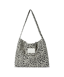 THE GREEN LAB(UO[{)Leopard Leopard Leopard Eco Bag [Ivory](GRobO/TuobO)