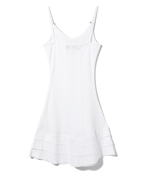 YOUHEE(ユヒ)の「EYELET FRILL DRESS WHITE(ワンピース・レディース・その他・FREE)」の7枚目の写真