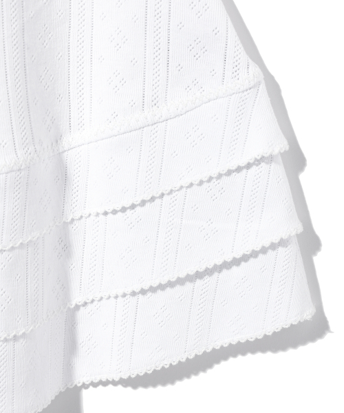 YOUHEE(ユヒ)の「EYELET FRILL DRESS WHITE(ワンピース・レディース・その他・FREE)」の10枚目の写真