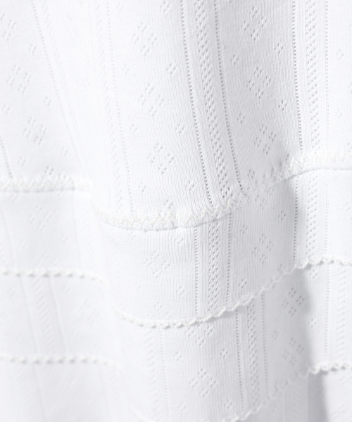 YOUHEE(ユヒ)の「EYELET FRILL DRESS WHITE(ワンピース・レディース・その他・FREE)」の11枚目の写真