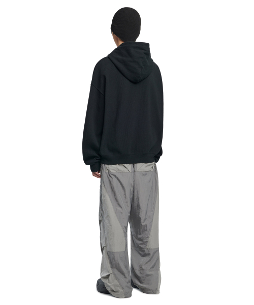 NOMANUAL(NOMANUAL)の「NM WAFFLE HOODED ZIP-UP - BLACK(パーカー・レディース・その他・LARGE/X-LARGE/SMALL/MEDIUM)」の4枚目の写真