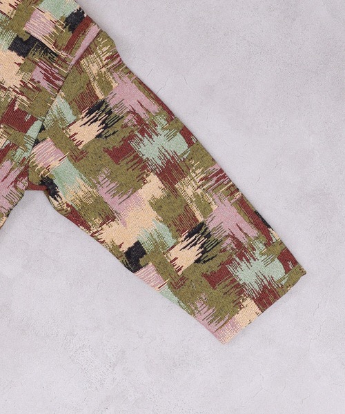 MARKEY'S（マーキーズ）の「ゴブラン織ノーカラージャケット（その他アウター・キッズ・グリーン/グレー・90/100/110/120/130/140/150）」の14枚目の写真