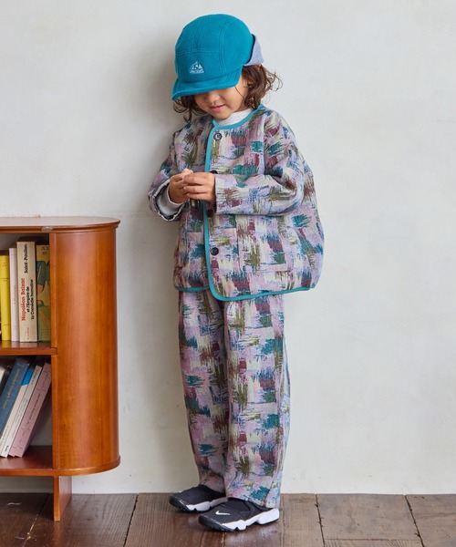 MARKEY'S（マーキーズ）の「ゴブラン織ノーカラージャケット（その他アウター・キッズ・グリーン/グレー・90/100/110/120/130/140/150）」の12枚目の写真