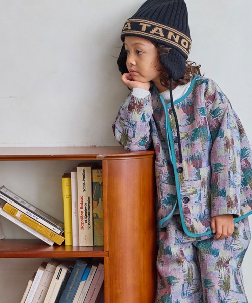 MARKEY'S（マーキーズ）の「ゴブラン織ノーカラージャケット（その他アウター・キッズ・グリーン/グレー・90/100/110/120/130/140/150）」の11枚目の写真