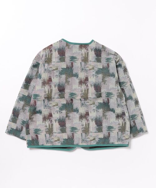 MARKEY'S（マーキーズ）の「ゴブラン織ノーカラージャケット（その他アウター・キッズ・グリーン/グレー・90/100/110/120/130/140/150）」の21枚目の写真