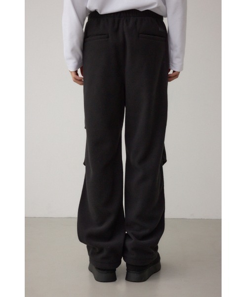 AZUL by moussy（アズールバイマウジー）の「SHELTECH マイクロフリースパンツ（スウェットパンツ・メンズ・ブラック/グレー・LARGE/MEDIUM）」の8枚目の写真