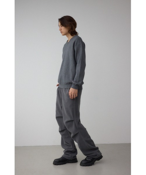 AZUL by moussy（アズールバイマウジー）の「SHELTECH マイクロフリースパンツ（スウェットパンツ・メンズ・ブラック/グレー・LARGE/MEDIUM）」の19枚目の写真