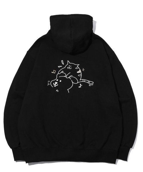 CPGN STUDIO(コンパーニョ)の「Enjoy CAT embroidered hooded Zip-up Black(パーカー・レディース・その他・LARGE/MEDIUM/SMALL)」の3枚目の写真