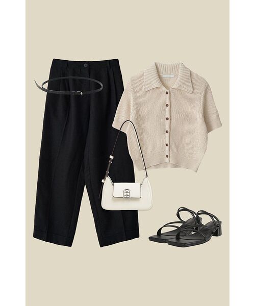 LINGSEOUL(リングソウル)の「open collar cotton knit-oatmeal(ニット/セーター・レディース・その他・FREE)」の7枚目の写真