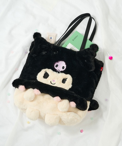 ROOTOTE(ルートート)の「【ROOTOTE】IP.トール.cryptid.サンリオキャラクターズ-A(トートバッグ・レディース・ブラック/ホワイト系その他2/ホワイト系1/イエロー・FREE)」の4枚目の写真