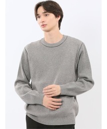 m.f.editorial（エムエフエディトリアル）の「【ストレッチ ウォッシャブル】m.f.エディトリアル メンズ クルー ニット セータ―（ニット/セーター）」