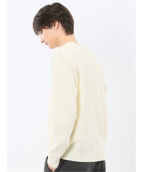 m.f.editorial（エムエフエディトリアル）の「【ストレッチ ウォッシャブル】m.f.エディトリアル メンズ クルー ニット セータ―（ニット/セーター・メンズ・ネイビー/グレー/ブルー/アイボリー・MEDIUM/LARGE/X-LARGE）」の7枚目の写真