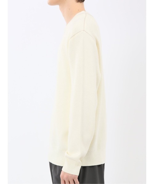 m.f.editorial（エムエフエディトリアル）の「【ストレッチ ウォッシャブル】m.f.エディトリアル メンズ クルー ニット セータ―（ニット/セーター・メンズ・ネイビー/グレー/ブルー/アイボリー・MEDIUM/LARGE/X-LARGE）」の12枚目の写真