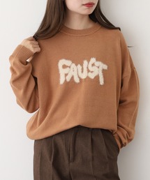 A.N.L（エーエヌエル　レーベル）の「A.N.L シャギーロゴプルオーバーニット（ニット/セーター）」